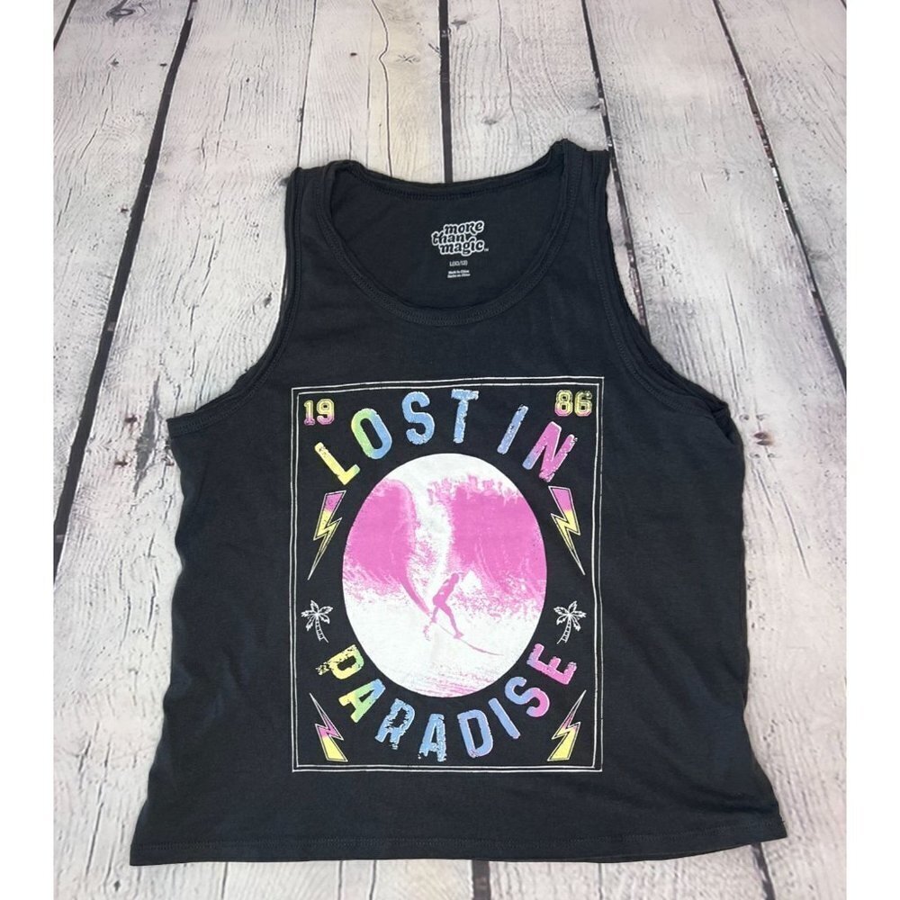 "CUSTOM Rebundle Swim top + rinted Graphic Tank Top,
